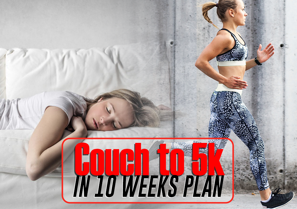 COUCH TO 5K IN 10 WEEKS PLAN WITH VIRTUAL PACE SERIES